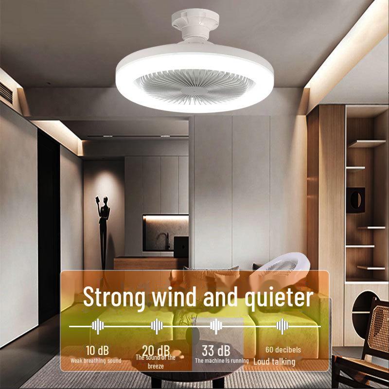 E27 LED Ceiling Fan Light with Remote Control - High Brightness, Energy-Saving, Eye-Friendly for Home and Kitchen