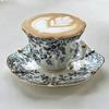 Elegant Court Style Exquisite Premium Vintage Hot Coffee Cup And Saucer Gift Box Latte Latte Cup Ceramic Souvenir