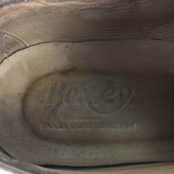 BEXLEY Wholecut Goodyear Welted Business Shoes Light Brown size 40 25.0(USED)