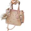 Pink Bucket Bag - Women's Chic Small Crossbody Bag, Light Luxury and Trendy Design