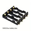 1 2 3 4 Slot 18650 SMT Battery Holder 18650 SMD Battery Box Storage Case Container Power Bank With Bronze Pins Rechargeable SMT
