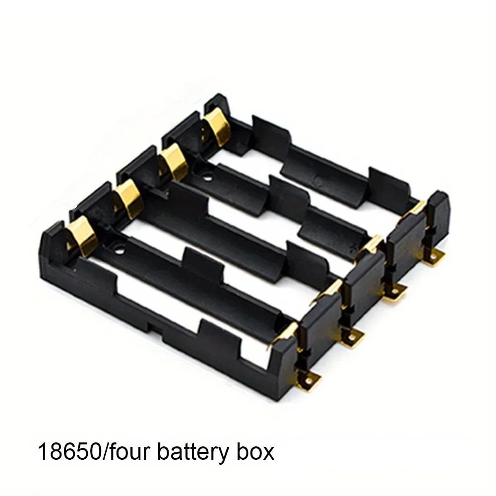 1 2 3 4 Slot 18650 SMT Battery Holder 18650 SMD Battery Box Storage Case Container Power Bank With Bronze Pins Rechargeable SMT
