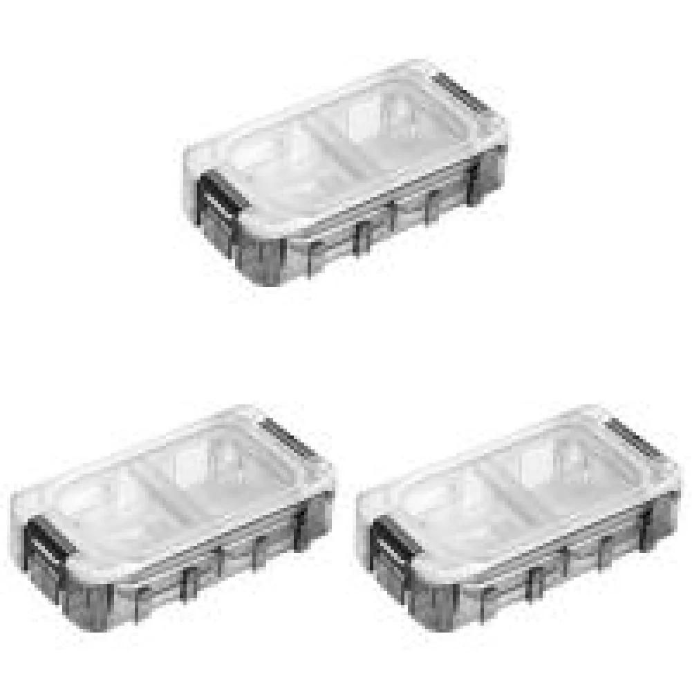 Fishing Tackle Box Expandable Fishing Tackle Box Fishing Hardware Toolbox Waterproof Tool Box Clear Top Fishing Lure Storage Box