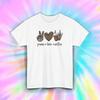 Peace Love Coffee Funny Caffeine Lover Gift Shirt S-5XL