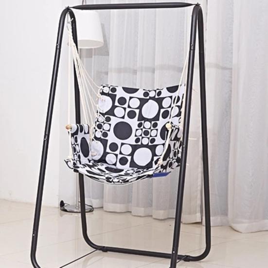 Suport metalic în formă de A pentru scaun hamac, rezistent, cu capacitate portantă mare, anti-deformat, pentru scaun balansoar