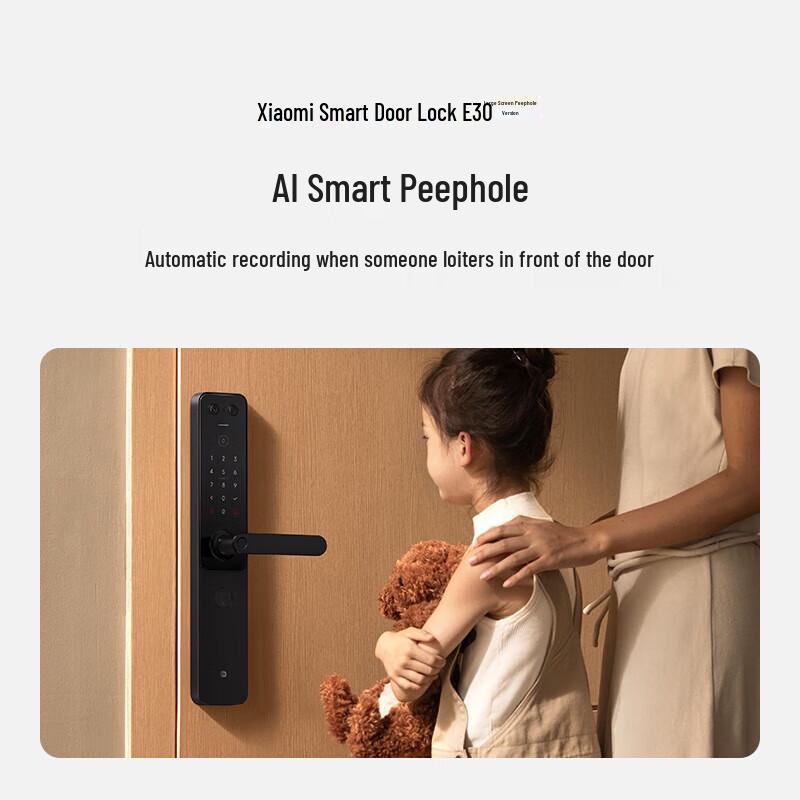 Xiaomi E30 Smart Door Lock with Large Screen Peephole