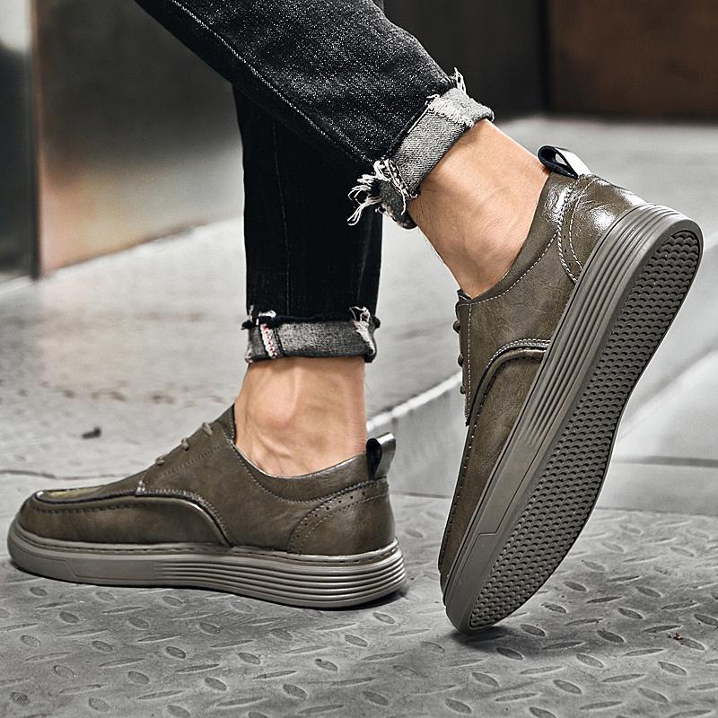New Men's Genuine Leather Shoes Italian Luxury Handmade Business Oxford Shoes for Men Sneakers Walking Sport Comfy Designer shoe