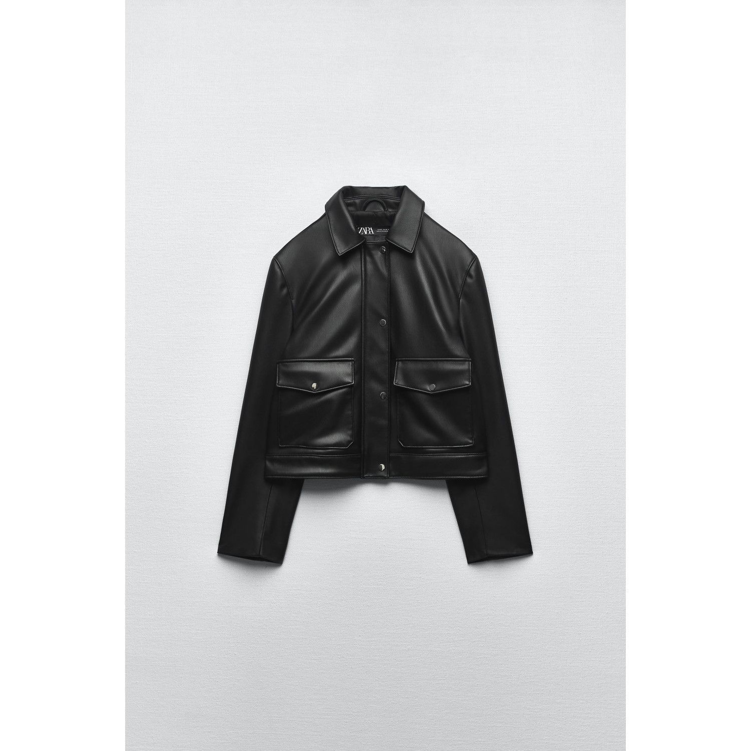 

FAUX LEATHER JACKET