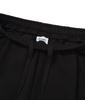 COVERNAT One-Pleat Semi-Wide Fit Fleece-Lined Sweatpants Black