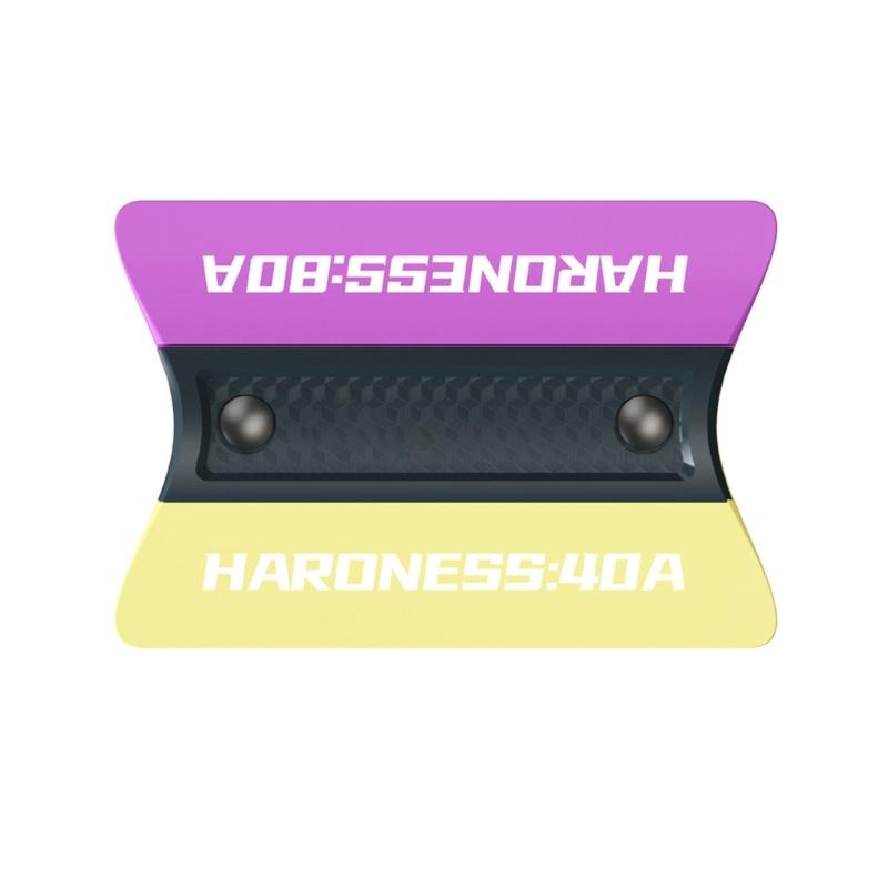 Plastic Squeegee Tool Compact Design Ergonomic Grip Magnetic Detachable Squeegee Kit for Auto Film Installation Easy Use фиолетовый