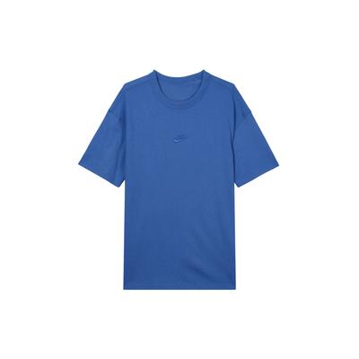 Premium Essentials Loose-Fit Short Sleeve T-Shirt With Set-In Sleeves Men Tops Game-Royal-Blue DO7393-480