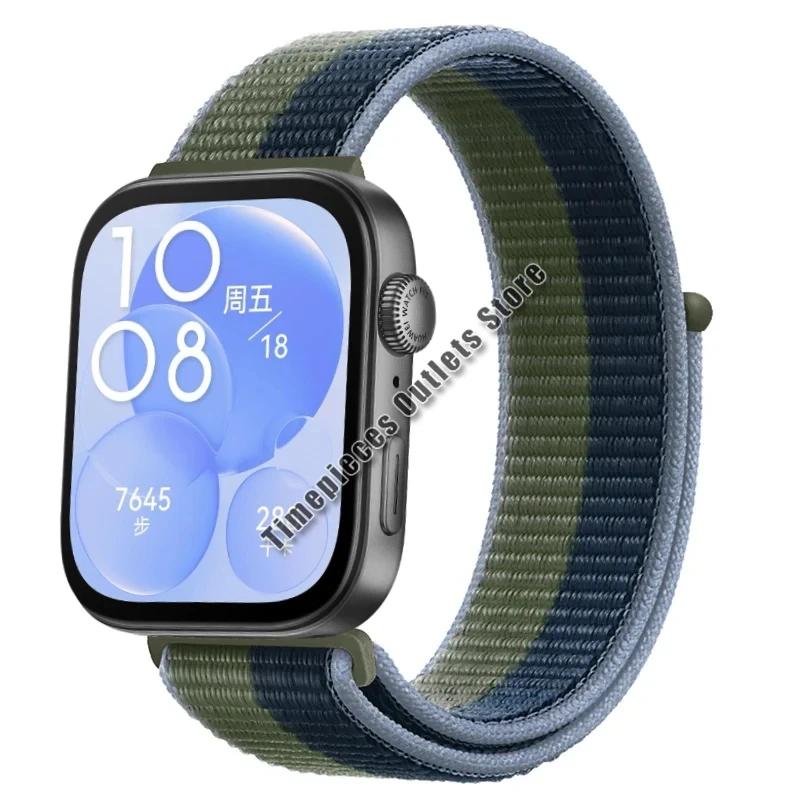 

Nylon Loop Strap For Huawei Watch Fit 3 Sport Breathable Replacement Bracelet Wristband For Huawei Watch Fit 3 Belt Accessories For Huawei Fit 3