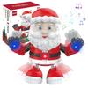OBEST Dancing Santa Robot Santa Claus Toy Model with LED Electronic Collectible Moveable Educational Singing and Baby Christmas Gift for Boys and