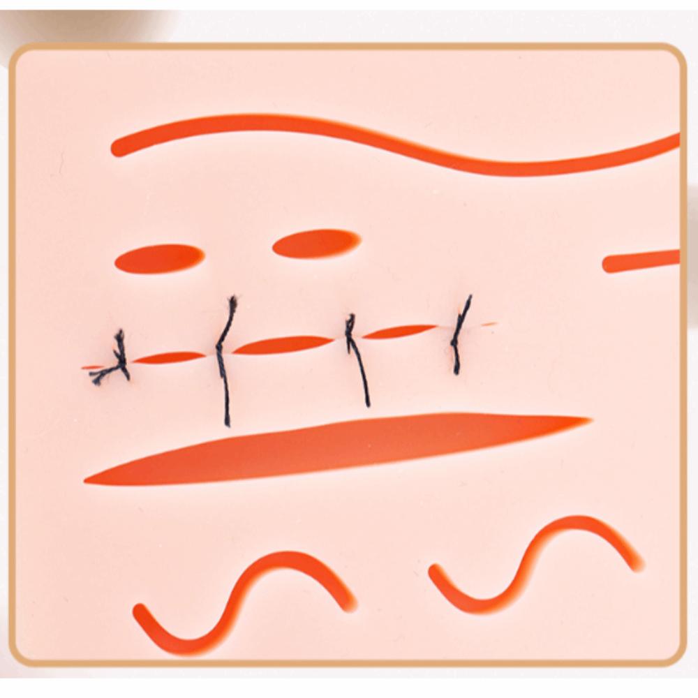 Silicone Suture Practice Training Kit Suturing Practice Operate Suture Teaching Equipment  Students