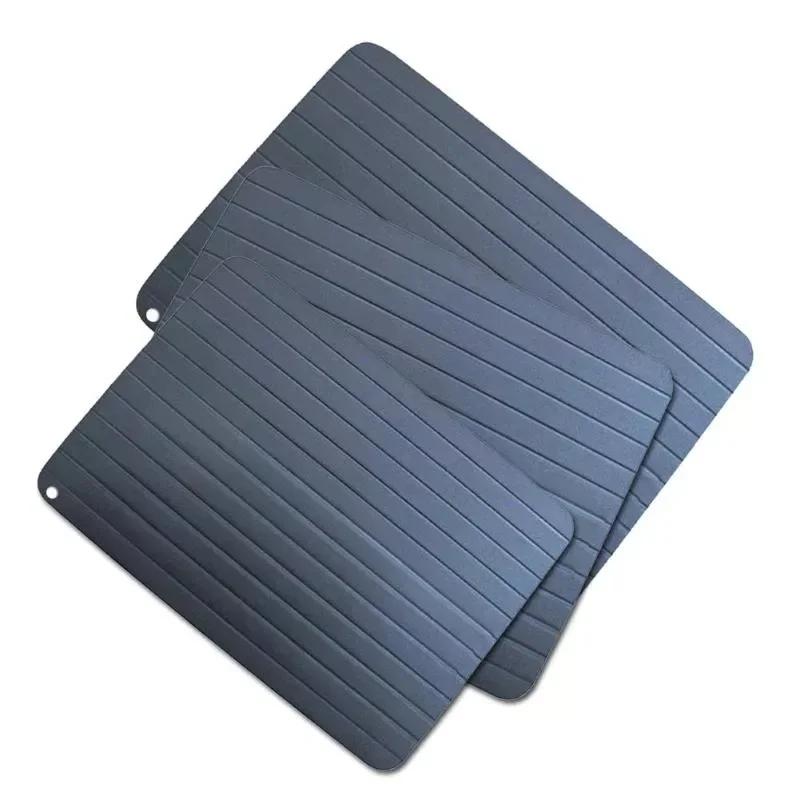1pc Fast Defrost Tray Fast Thaw Frozen Food Meat Fruit Quick Defrosting Plate Board Defrost Tray Thaw Master Kitchen Gadgets