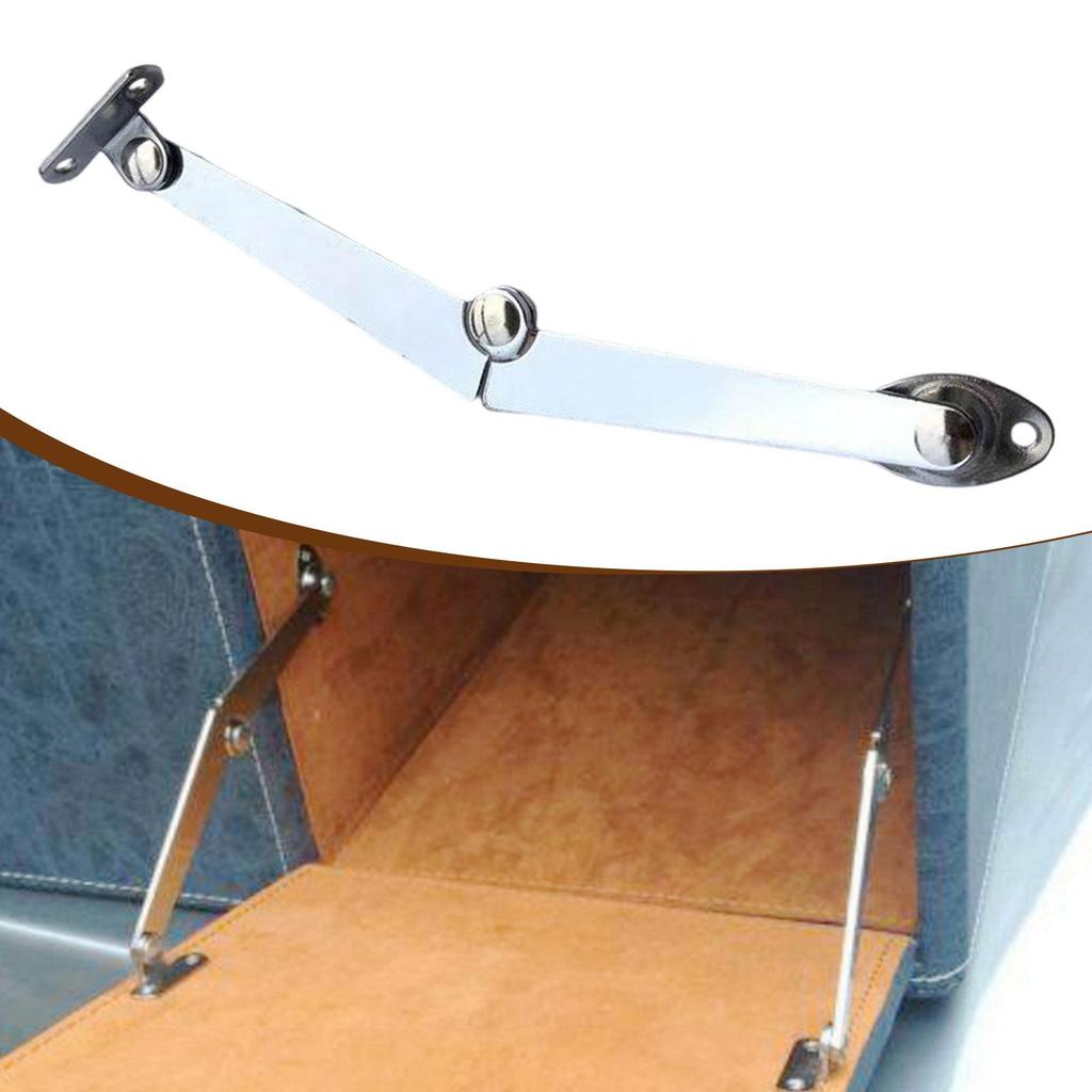 Lid Stay Hinge Replacement Portable Easy Installation Lid Support Bracket for Wardrobe, Chest Furniture Cupboard Jewelry Case