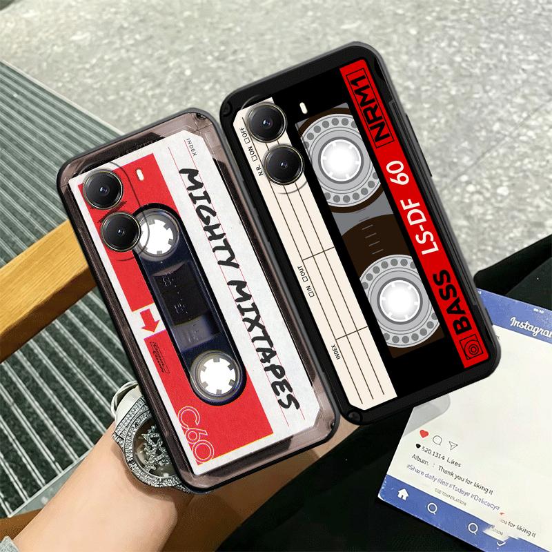 Vintage 90S Cassette Tape Pattern Soft Phone Case for Xiaomi Poco X5 X6 X7 X8 Pro Max X3 F7 F8 Ultra M8 M7 M6 M5 Redmi 15 15C 14