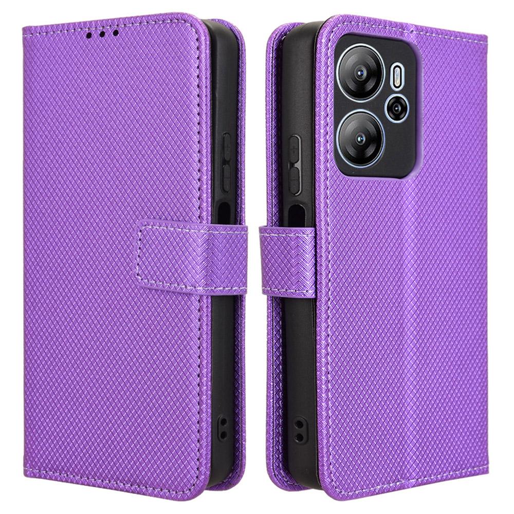 Für Blackview Oscal Tiger 13 Hülle PU-Leder Diamanttextur Brieftasche Handyhülle