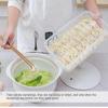 Dumpling Box Dumpling Freezing 1-3 Layer With Lid Food Grade Fresh-keeping Box Quick- Refrigerator Freezer Box