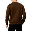 Men's Round Neck Fleece-Lined Thick Solid Color Sweatshirt