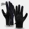 Thermisch isolierte Handschuhe Bildschirm Elektrisch Wiederaufladbar Hand Männer Frauen Wasserdicht Beheizt Wärmer Touch für Skifahren