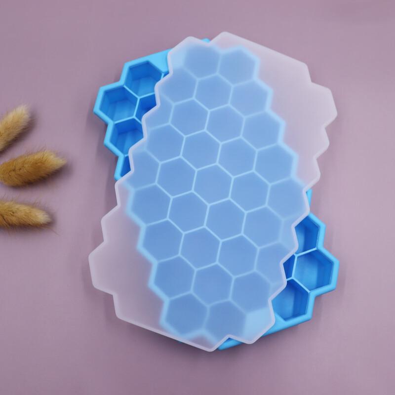 37-Grid Honeycomb Silicone Ice Cube Tray