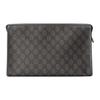 Gucci GG Supreme Canvas Ophidia Large Zip Pouch Clutch Bag For Unisex Daily Use