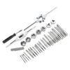 Set 32 buc Tarozi Filiere Oțel Aliaj Portabil Duritate Ridicată Set Kit Unelte de Mână Tarozi Filiere
