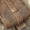 Vintage Medieval Leather Belt Bag Wiast Coin Medieval Waist Pouches Phone Bag Medieval Costume Accessory for Men Women
