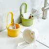2-In-1 Sink Filter Basket with A Press-Open Lever Adjustable Faucet Hook Clog-Resistant Filter Mesh Durable Kitchen Draining Basket Anti-Clogging Tool