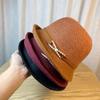 Autumn and Winter New Style Rolled Edge Fashionable Knitted Versatile Fisherman Hat Small Head Circumference Three Dimensional Warm Mother Hat
