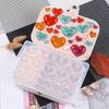 3 Size Love Heart Silicone Mold Pendant Casing Molds for Handmade DIY Resin Jewelry and Gift Making