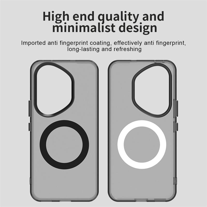 Magnetic Adsorption Wireless Charge Clear Case For Honor 400 Pro Transparent Phone Case For Honor 400 Pro Case For Honor 400 Pro