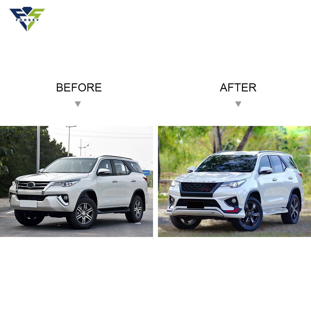 Compatible Grille for 2016+ Fortuner TRD Small Letter Style