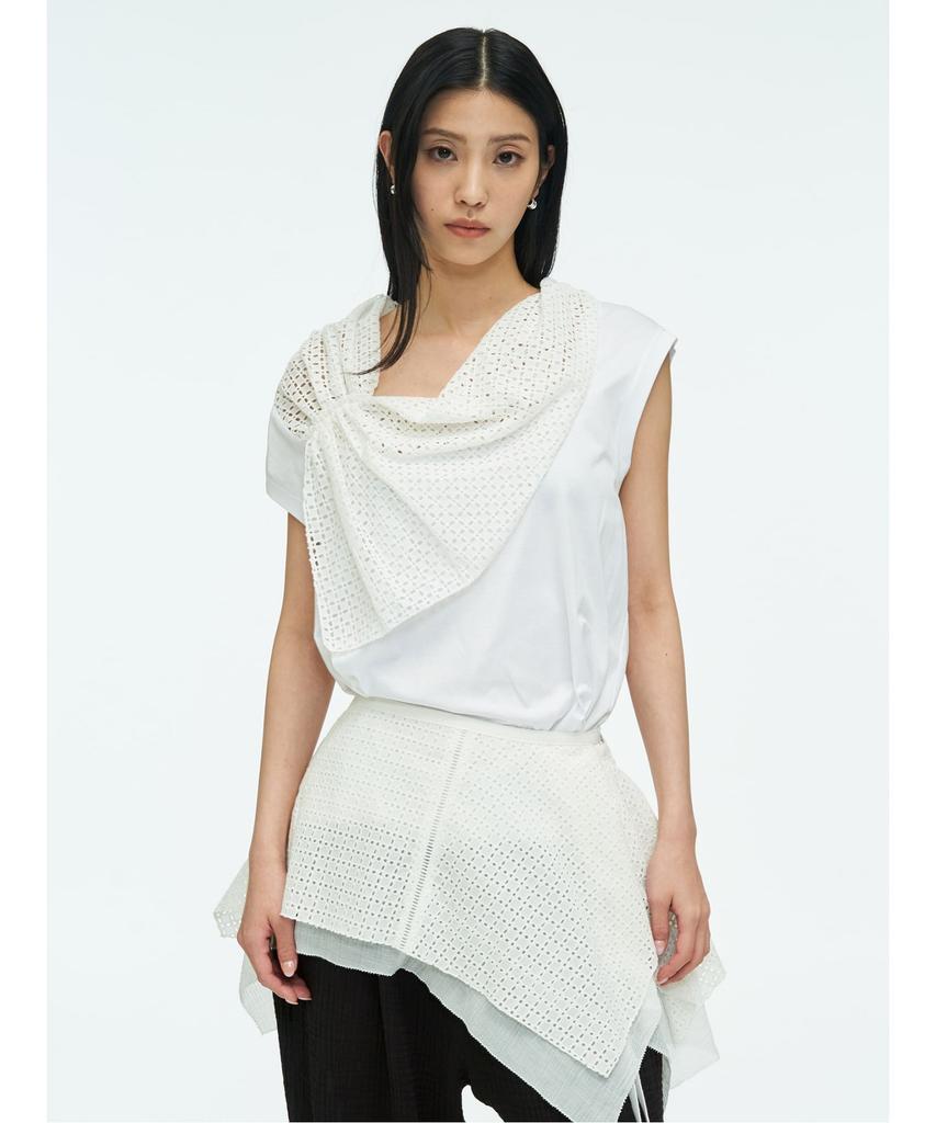 Anggae Eyelet Chou Chou White
