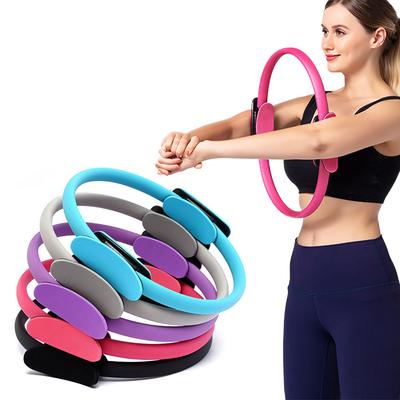 38cm Yoga Fitness Circle For Gym Workout Pilates Fitness Ring Essential Tools For Beginners Yoga Practitioners