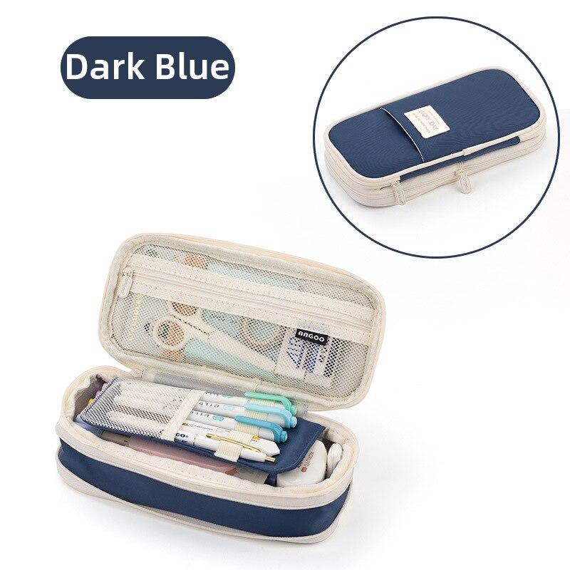 Big Capacity Pencil Pen Case Office College School Large Storage High Capacity Bag Pouch Holder Box Organizer for Teen Girls