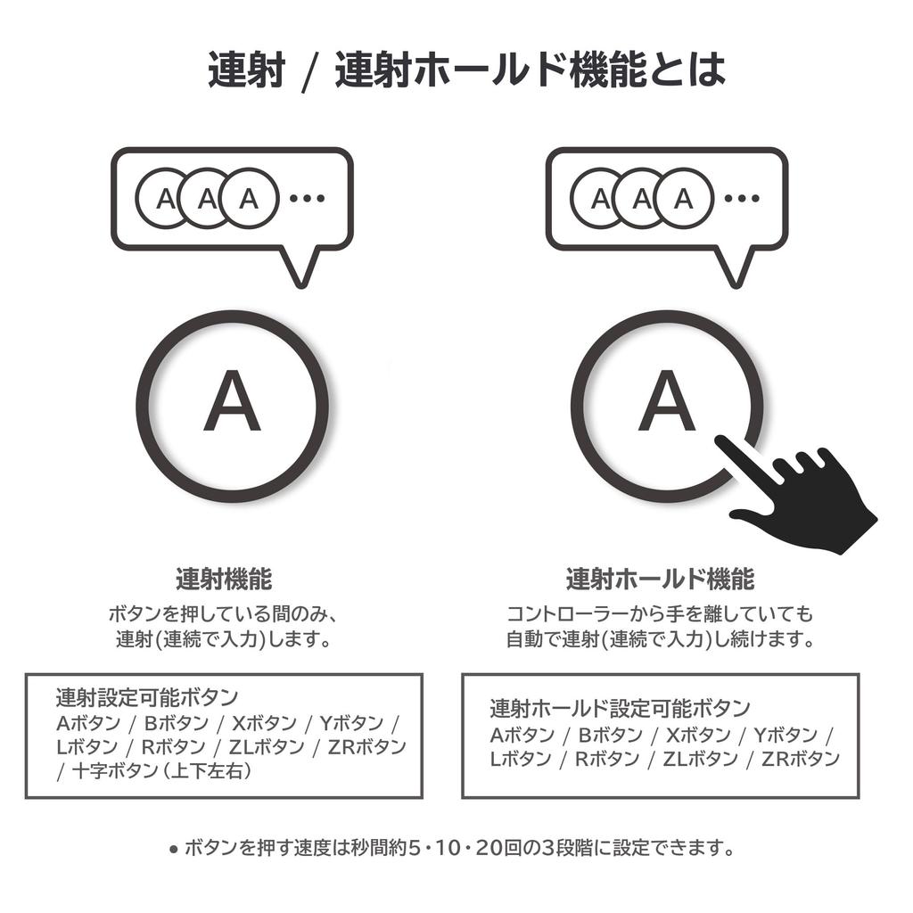 Licencovaný Horipad TURBO pro Nintendo PC Světle fialový s nepřetržitým držením ohně [produkt Nintendo] Switch™ / [Vybavená funkce]