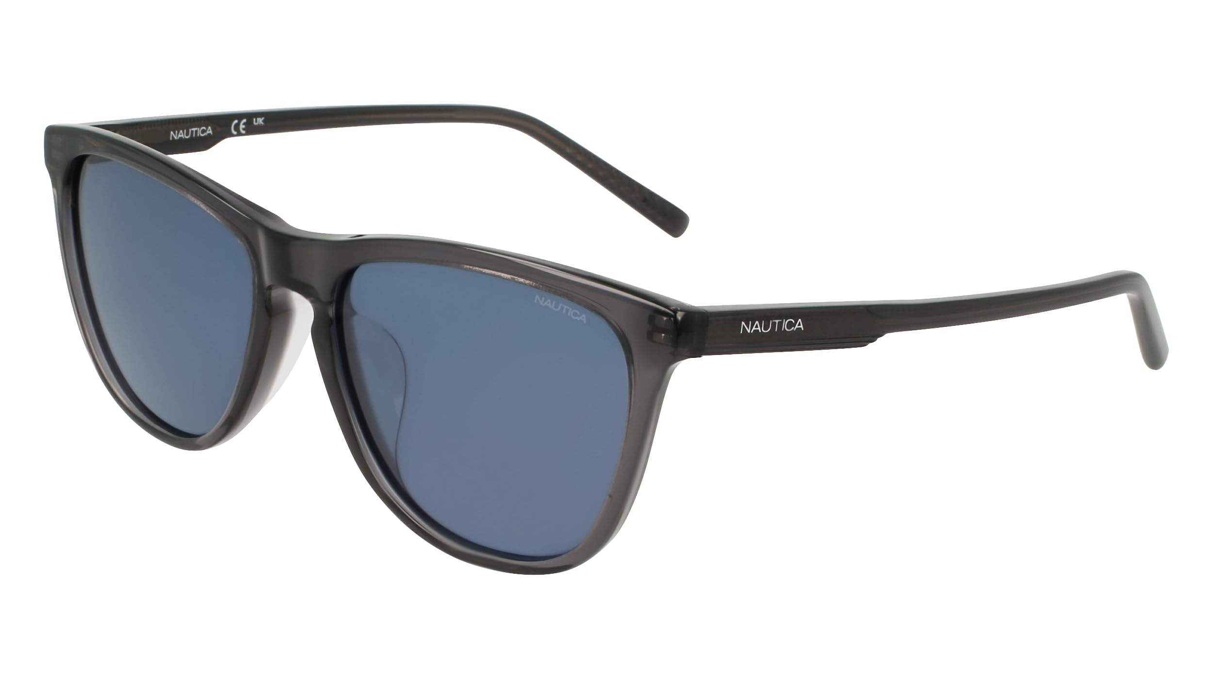 Nautica Sunglasses N6005SLB Shiny Gray Crystal