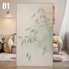 Chinese Bamboo Forest Wall Sticker Living Room Decor Static Self-adhesive Glass Door Window Privacy Film Anti Peeping  Decal