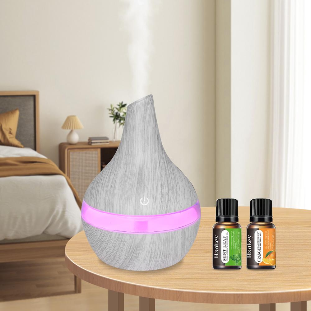 

300ml Portable Humidifier with Essential Oils Compact & USB Powered for Desk, Car & Travel 300ml