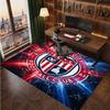 Southampton Voetbal Print Kristalfluweel Tapijt, Comfortabel Waterabsorberend Antislip Binnen Vloerkleed