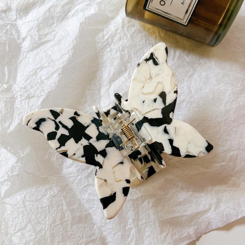 Sweet Butterfly Hairpin Summer Fairy Clip Gradient Tie-Dye Acetate Headwear Women Girls Styling Tools Barrettes Hair Accessories