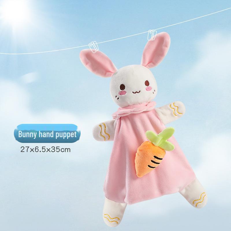 Cross-Border Baby Plush Animal Comfort Towel & Sleep Doll Toy