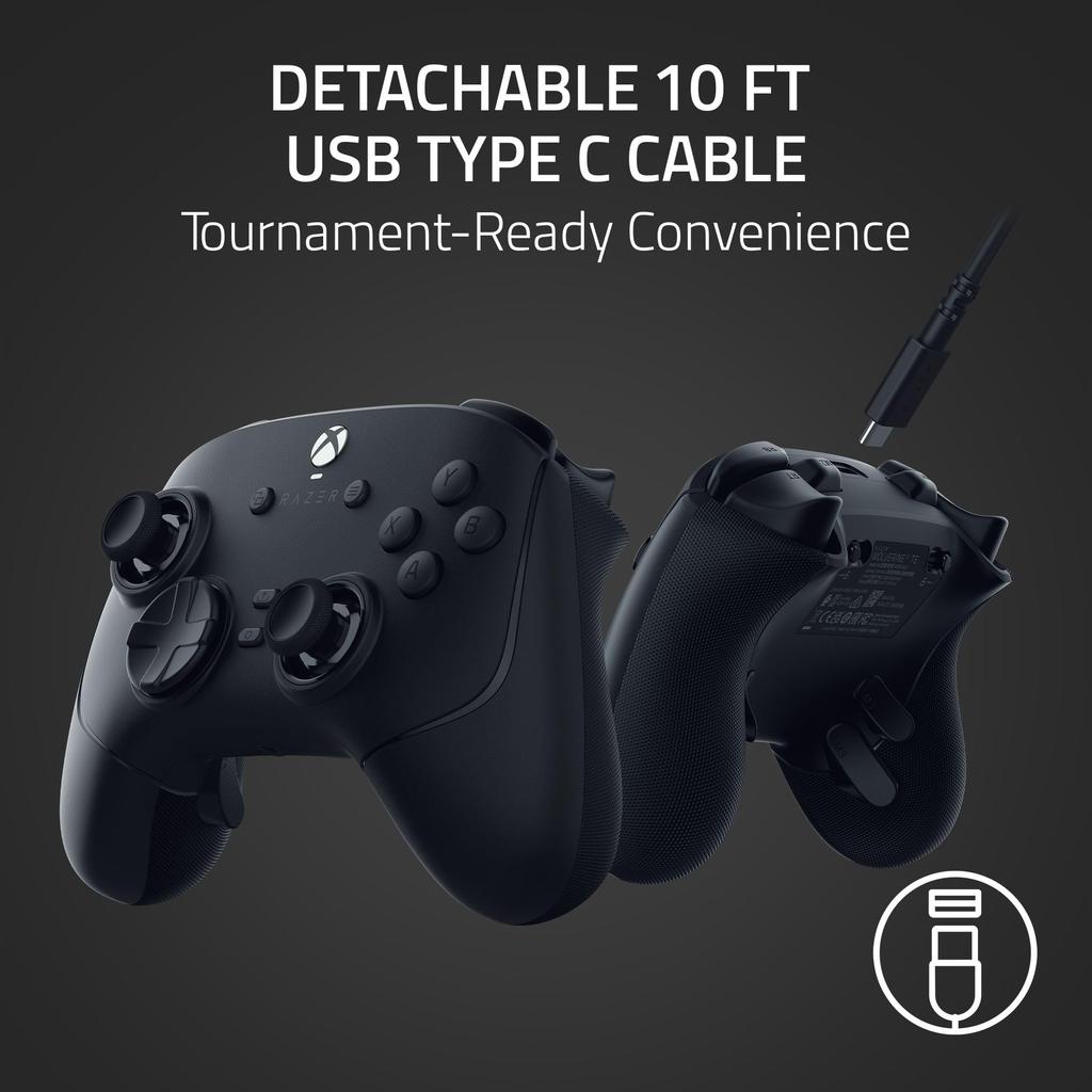 Razer Wolverine V3 Tournament Edition surpasses all others with 6 remappable buttons and a 1000Hz polling rate for competitive PC wired esports