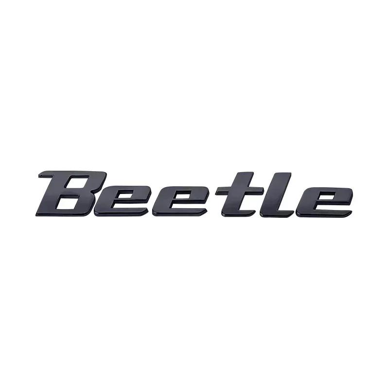 

3D Metal Beetle Rear Trunk Sticker Car Styling Auto Body Side Fender Badge Letters Emblem Labeling Logo Decal For Volkswagen VW