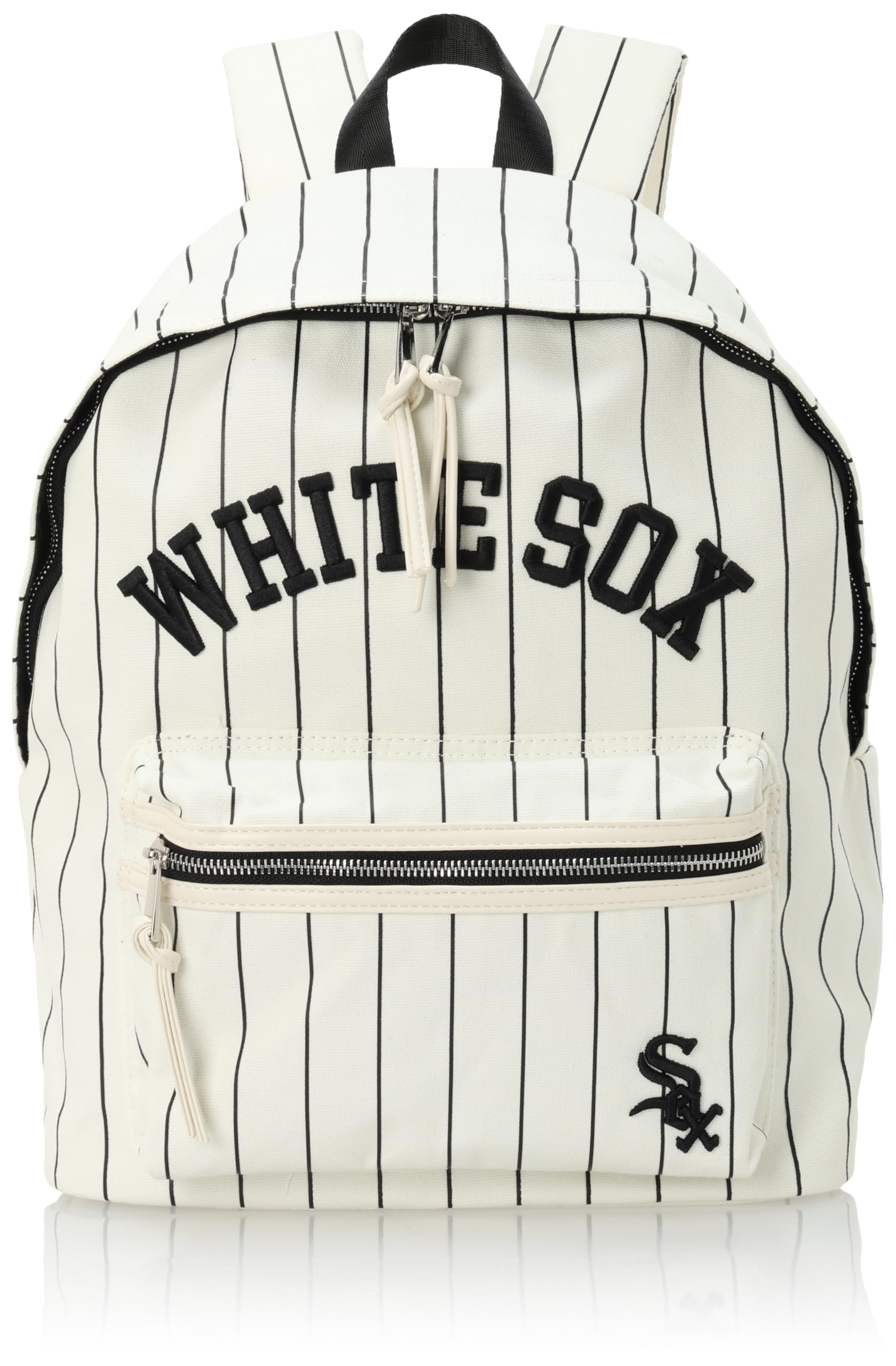 

[Major League Baseball] Backpack Striped Backpack WS-MBBK174 White Sox Ivory x Black Width 31cm Height 41cm Depth 22cm