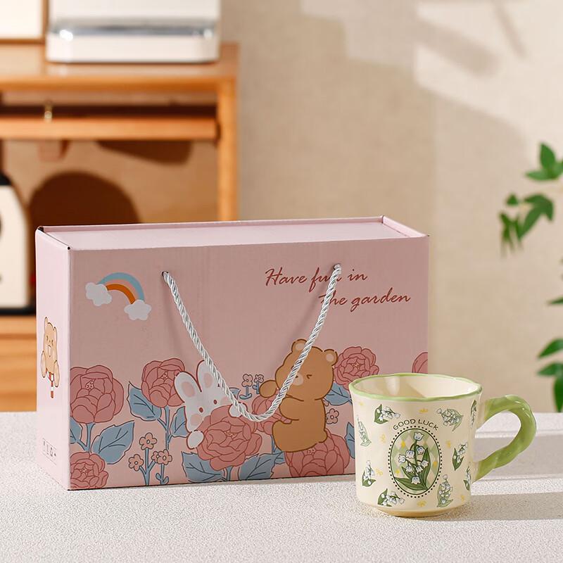 Tuoqiao Floral Ceramic Mug