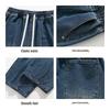 MaoRen Men's Wide-Leg Straight Jeans