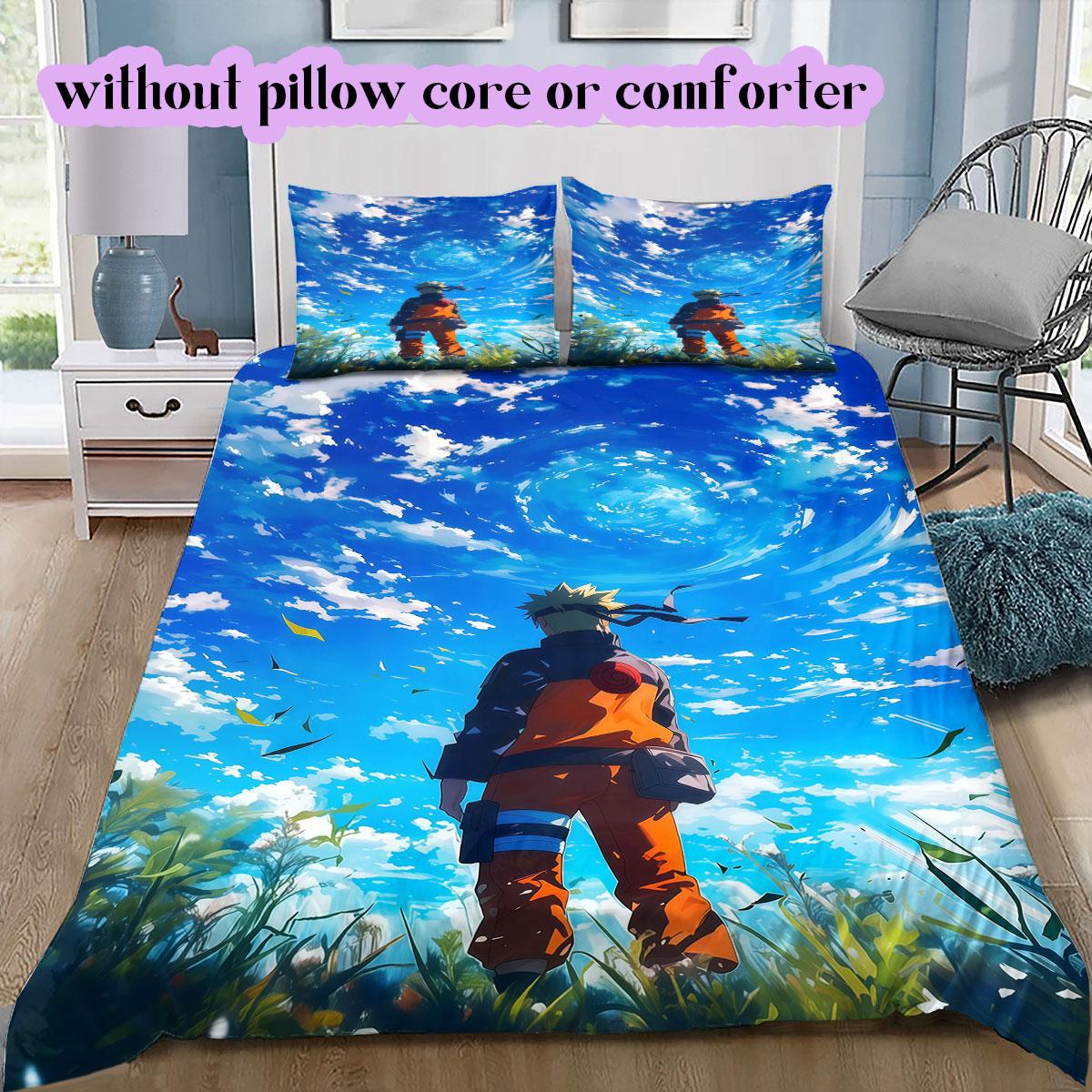 

Naruto anime character Soft and Comfortable Duvet Cover, Children s Bedding Set Gift, Extra Large Size, Various Sizes Available 135x200cm